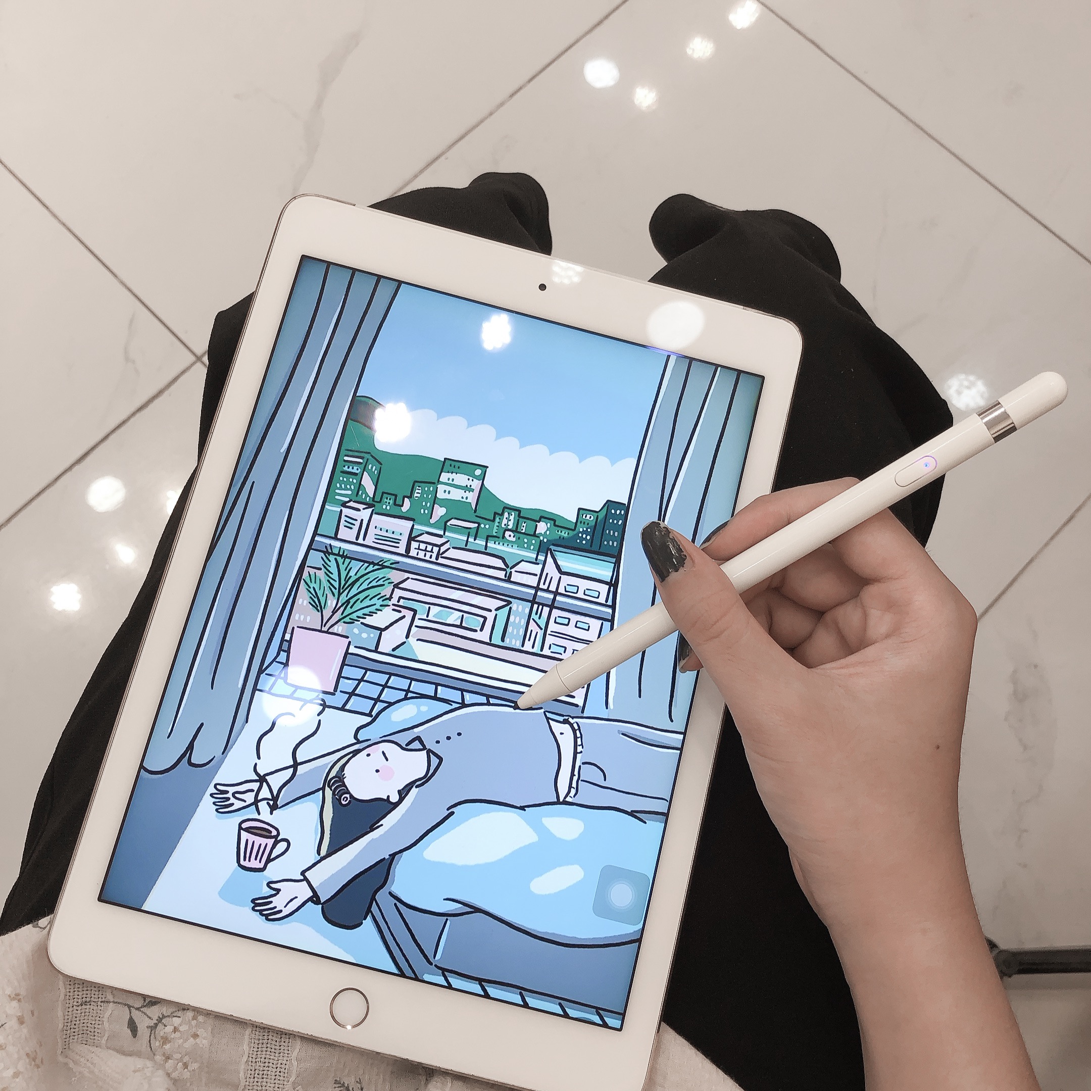 Bút Cảm Ứng Stylus Pen Cho Điện Thoại Máy Tính Bảng iPad - Hàng Chính Hãng