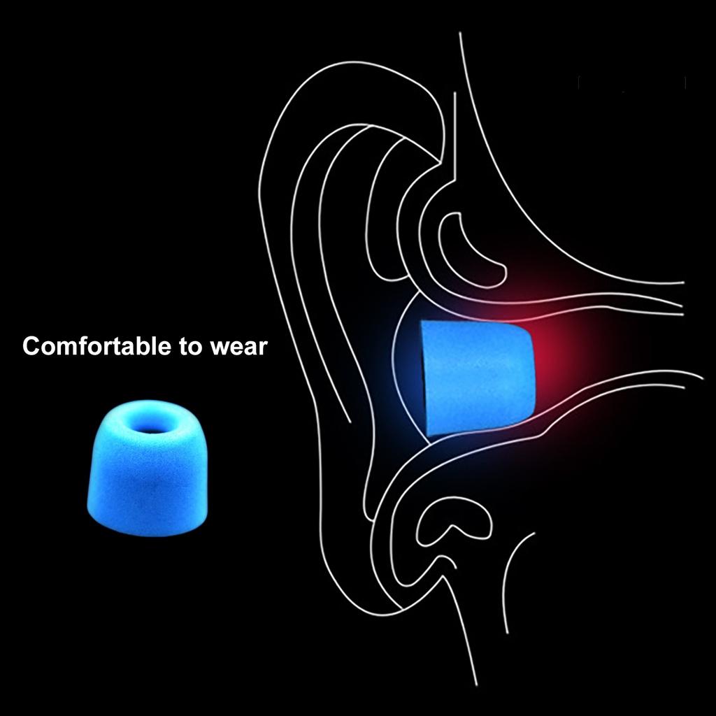 1 / 3 Cặp Nút Tai Nghe Nhét Tai Chống Ồn