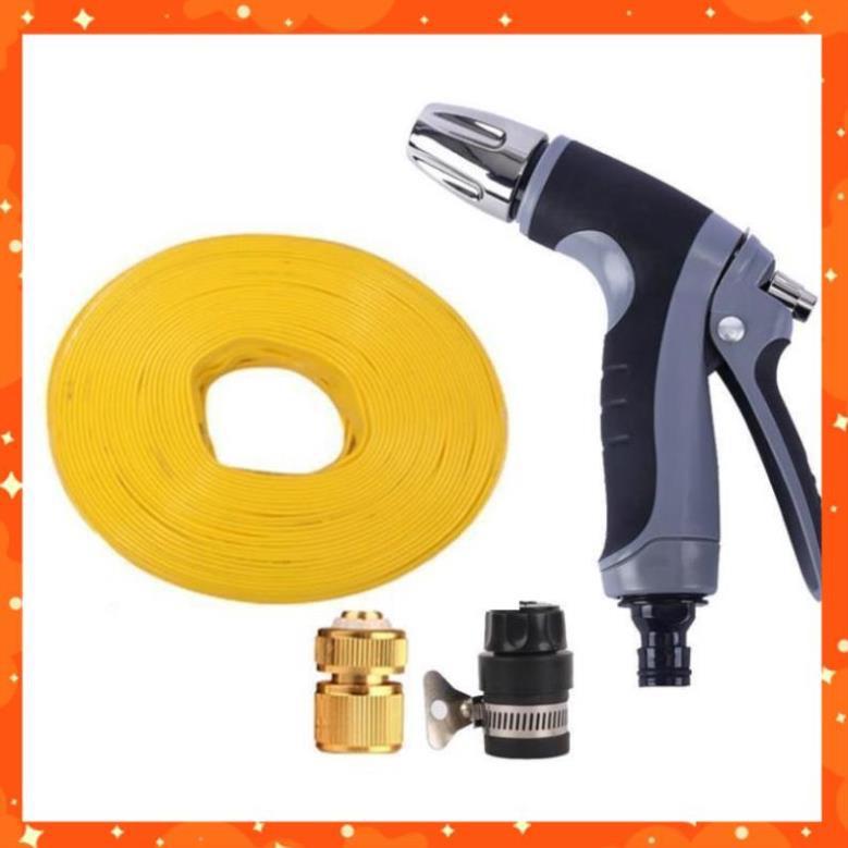 Bộ dây và vòi xịt tăng áp rửa xe tưới cây 20M  206817