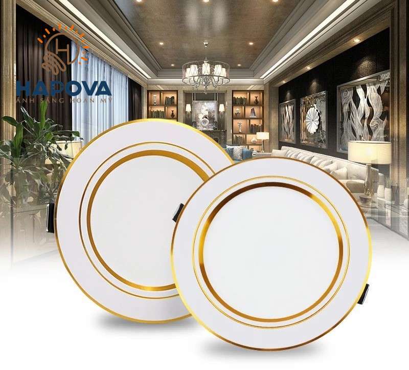 Đèn âm trần, đèn ốp trần phòng khách HAPOVA LONAS AT 02