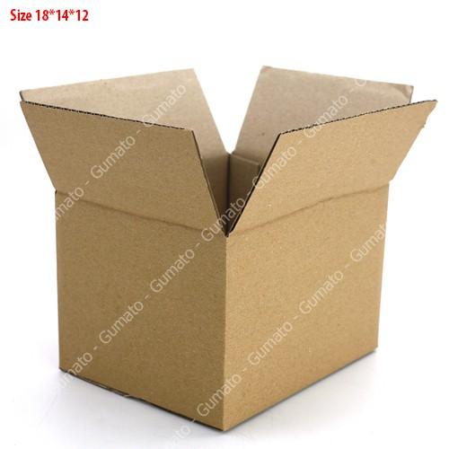 Hộp giấy P40 size 18x14x12 cm, thùng carton gói hàng Everest