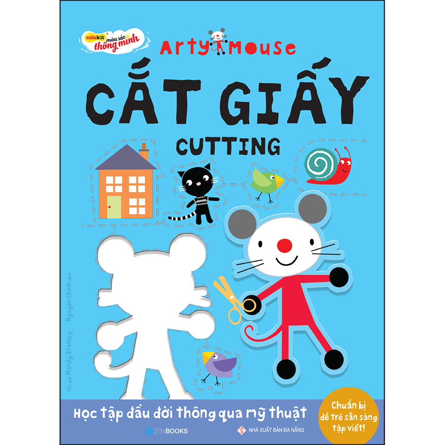 Arty Mouse - Cắt Giấy (Học Tập Đầu Đời Thông Qua Mỹ Thuật)