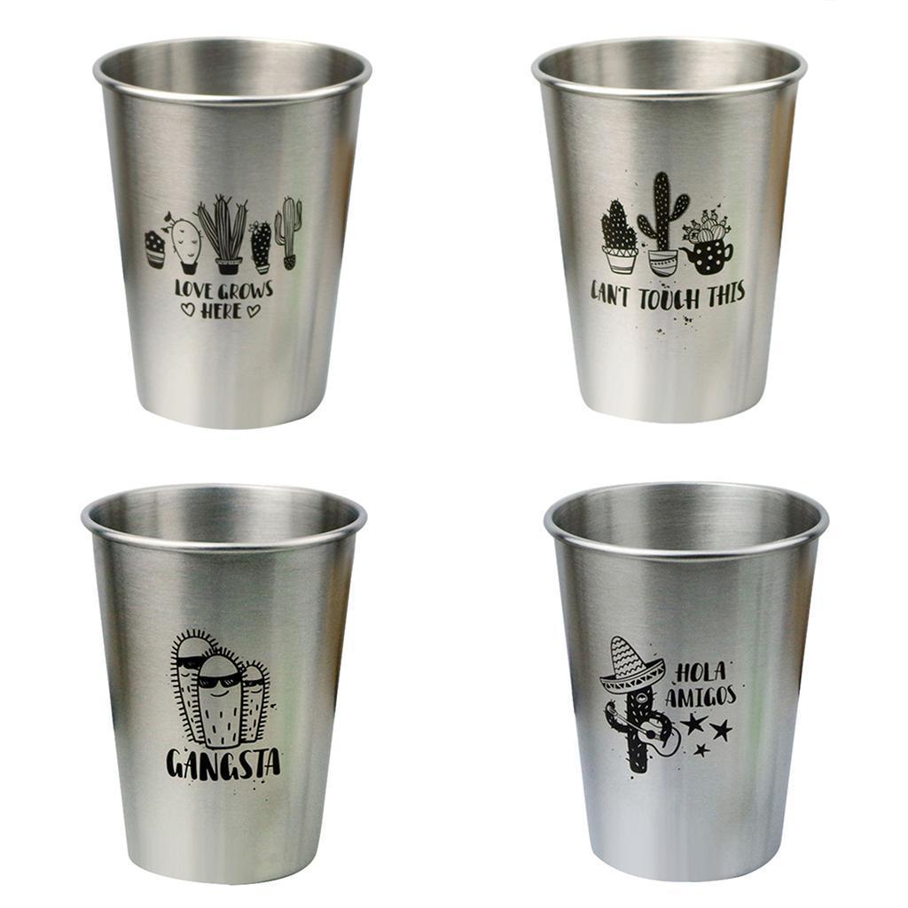 350ml Stainless Steel Water Cup Milk Wine Beer Bottle Coffee Tea Mug