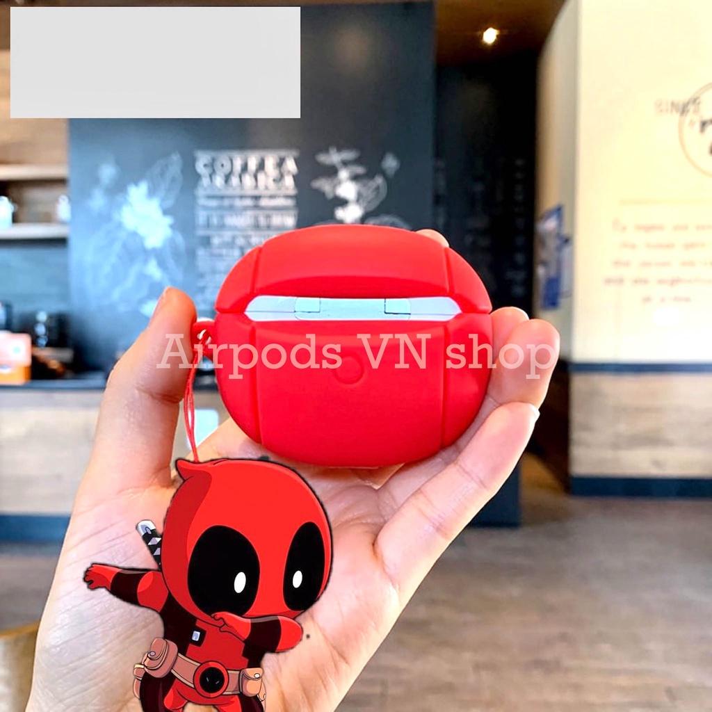 Bao Case Ốp dành cho airpod 1 và 2, Airpods Pro... Deadpool kute silicon cao cấp