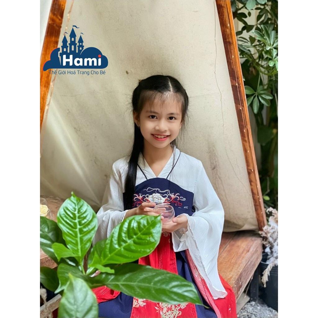 Đầm Sen Đỏ Bé Gái