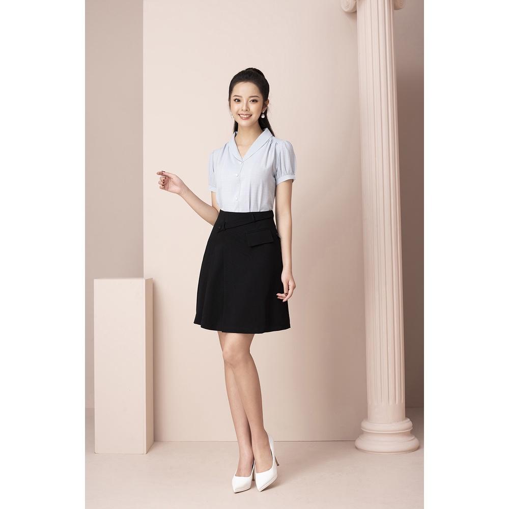 Áo Sơ Mi Nữ LUPERI LFSM1209 Kiểu Dáng Suông Vừa, Tay Phồng Điệu Đà, Chất Liệu Lụa Hàn Cao Cấp