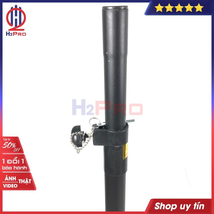 Đôi chân loa đứng H2PRO cao cấp-cao 110cm-sắt dày-chịu tải 50kg (2 chân loa), chân đế loa sân khấu chắc chắn-an toàn