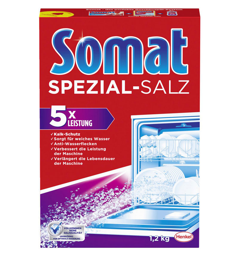 Combo Bột rửa bát somat 1.2kg + muối rửa bát somat 1.2kg + nước rửa Bát somat 750ml giúp làm bóng và khô dùng cho máy rửa bát nhập khẩu đức