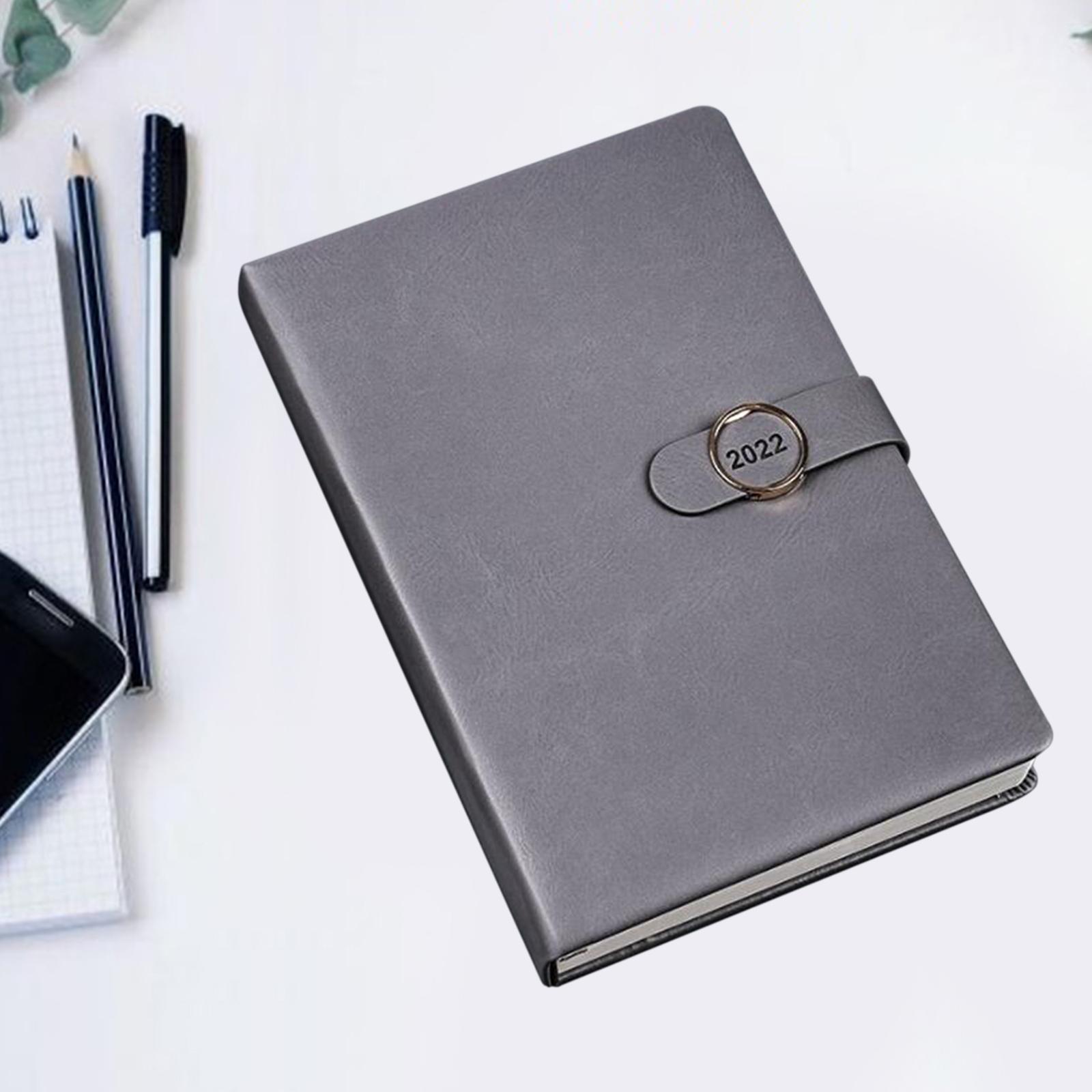 Business A5 Notebook, Loose Leaf PU Leather Cover Journal Notepad Notebook, 200 Sheets Paper Gifts