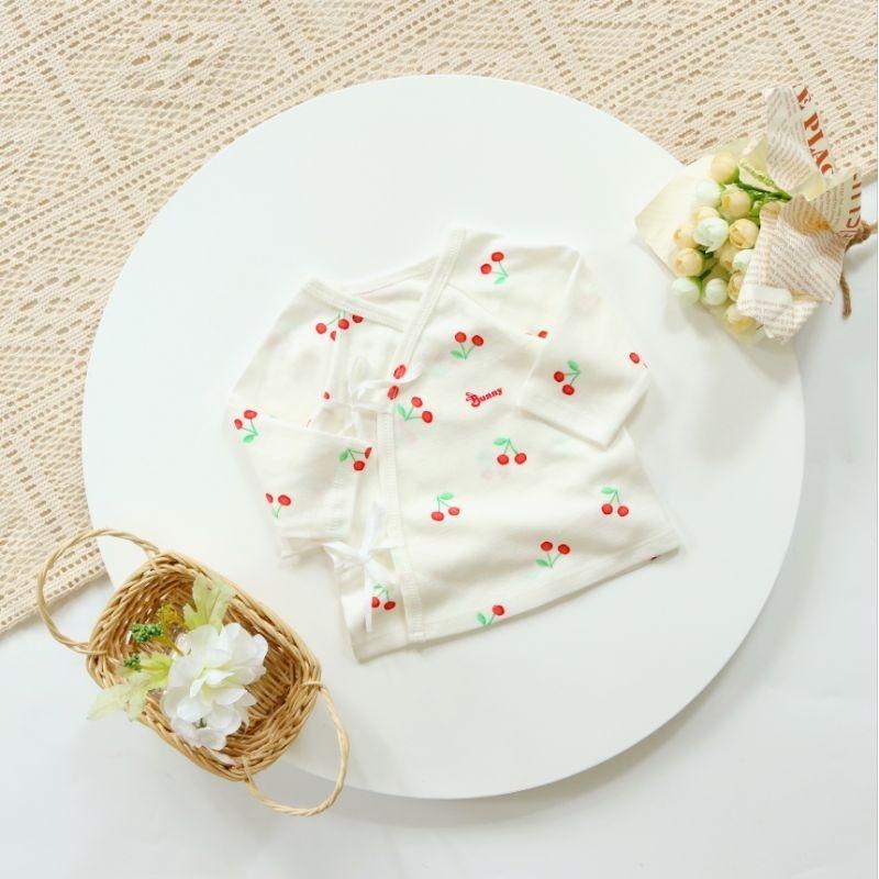 Áo sơ sinh cột dây cao cấp chất cotton đẹp cho bé - Bunnybaby