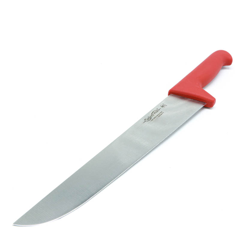 Dao Thái Thịt Cutlery-Pro Lưỡi Thẳng Cán Đỏ 280Mm