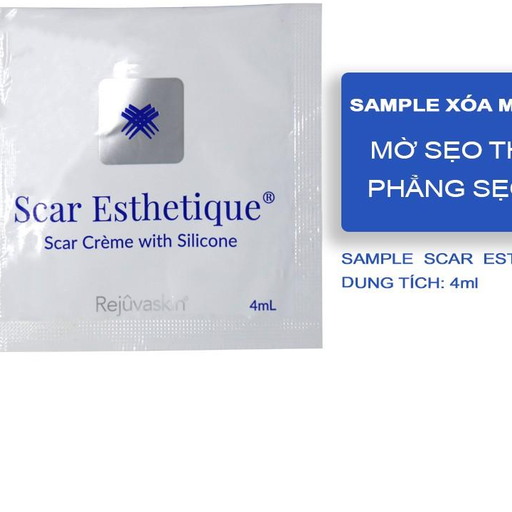 Kem xóa mờ sẹo thâm/ rỗ/ lõm Rejuvaskin Scar Esthetique gói 4ml