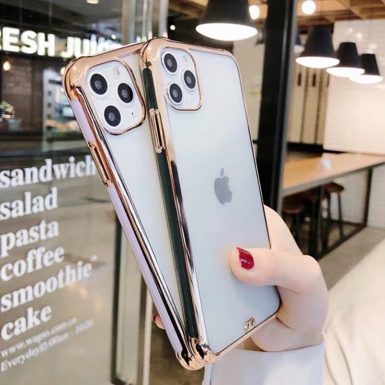 Ốp Điện Thoại Nhám Viền Xi 6D Cho IPHONE 7/8, 7Plus/8Plus, X/Xs, XR, XsMax,11Pro, 11, 11ProMax