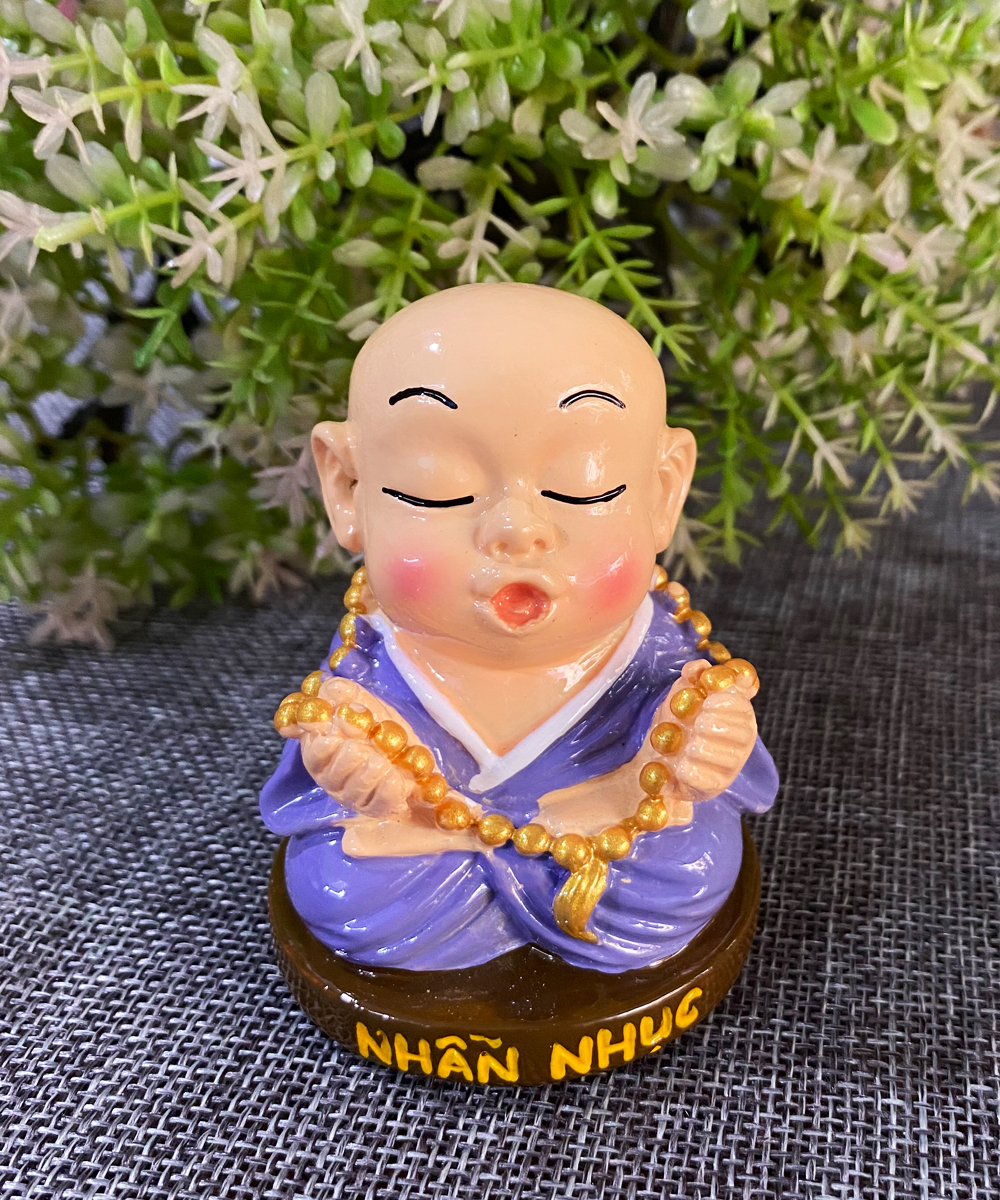 Tượng chú tiểu Lục Độ 7cm hàng Việt Nam