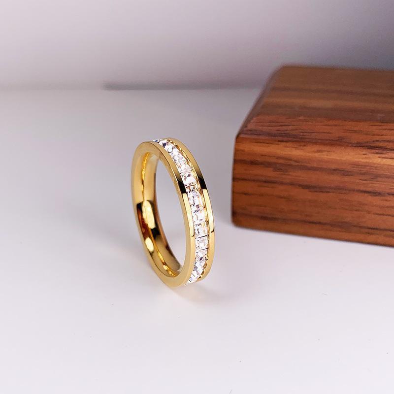 Nhẫn Titan PT Jewelry &amp; Accessories N21 Women Nữ không đen không gỉ - Cao Su chiếc trang sứ