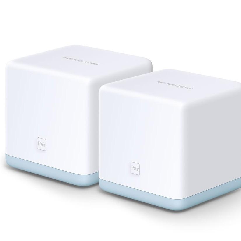 Bộ Phát Wifi Mesh Cho Gia Đình Mercusys Halo S12 (2-Pack) Chuẩn AC Tốc Độ 1200Mbps - Hàng Chính Hãng