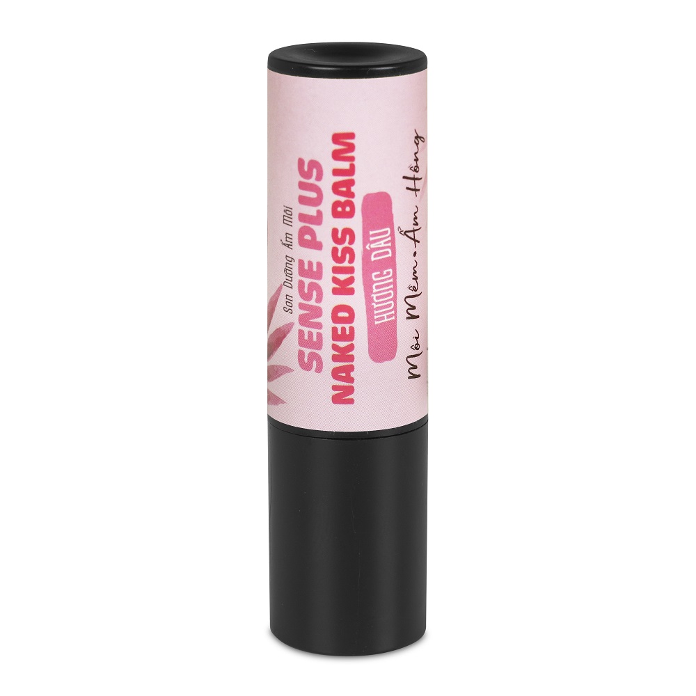 Son Dưỡng Môi Sense Plus Naked Kiss Balm Hương Dâu 3.5G