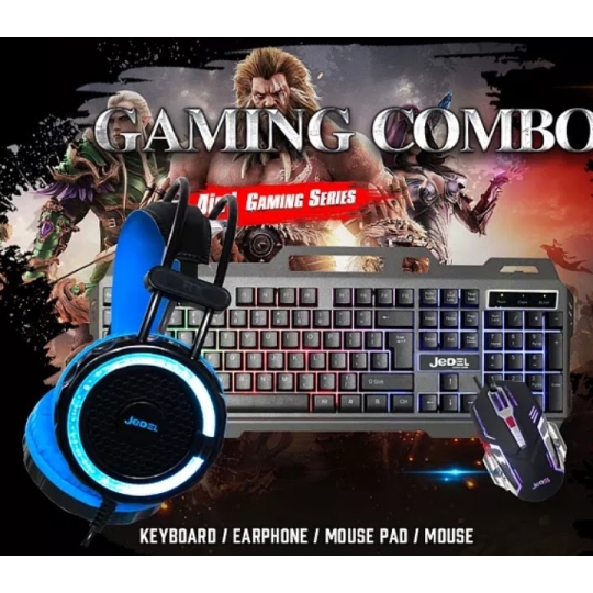 Combo phím chuột tai nghe JEDEL CP-02 - HÀNG CHÍNH HÃNG - JL