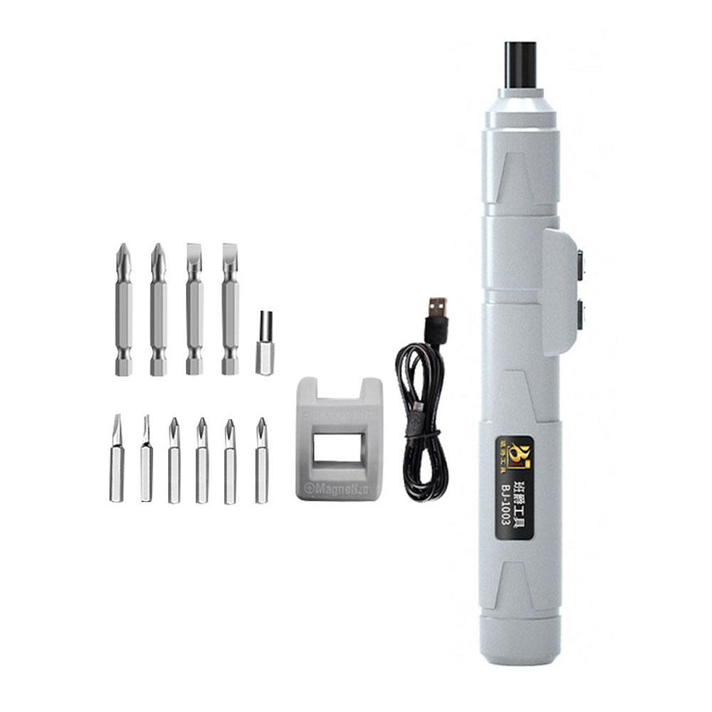 Cordless USB Rechargeable Electric Screwdriver Mini Power Tool Multifunction Screw Driver for Repairing Clock Electronic