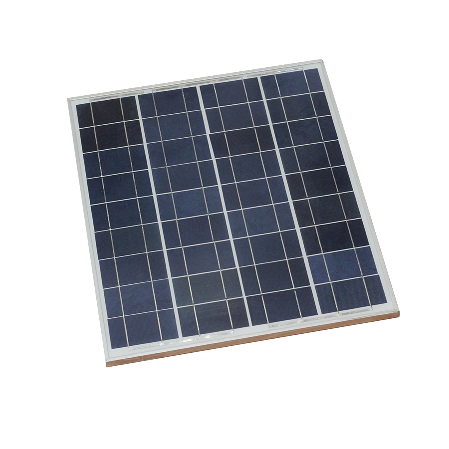 Tấm Pin Năng Lượng Mặt Trời 18V 35W Polysilicon (Khung Nhôm) - 518x457x17mm