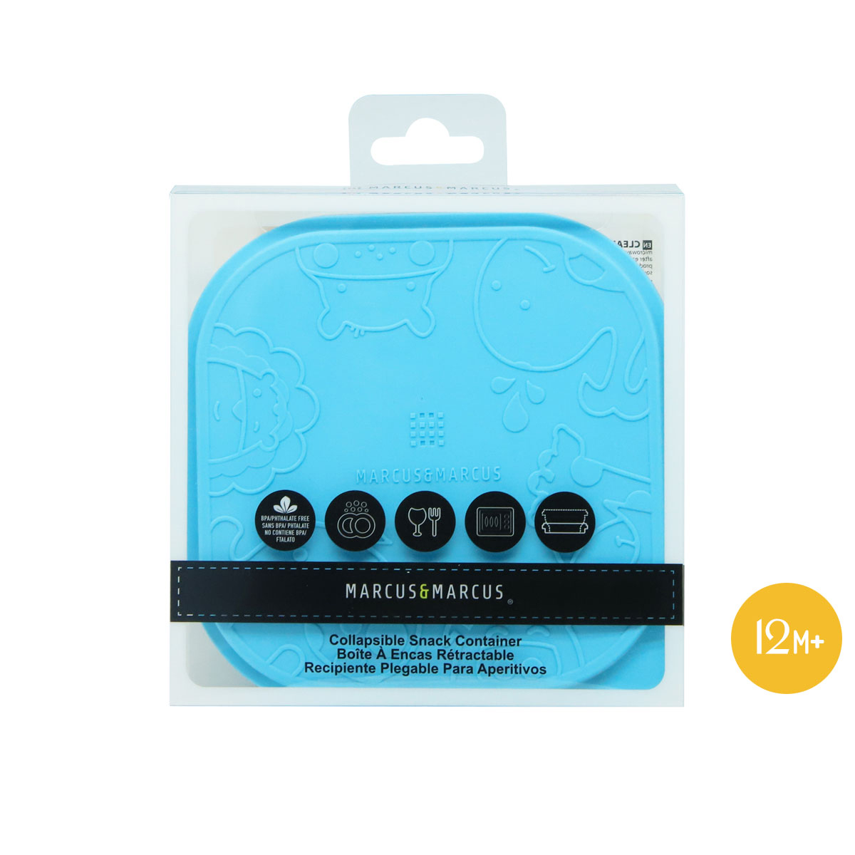 Bát silicon xếp gọn đựng bánh ăn dặm cho bé Marcus &amp; Marcus