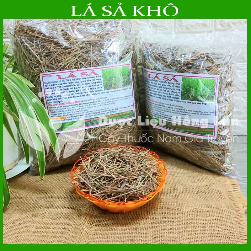 Lá Sả khô sạch đóng gói 500gram