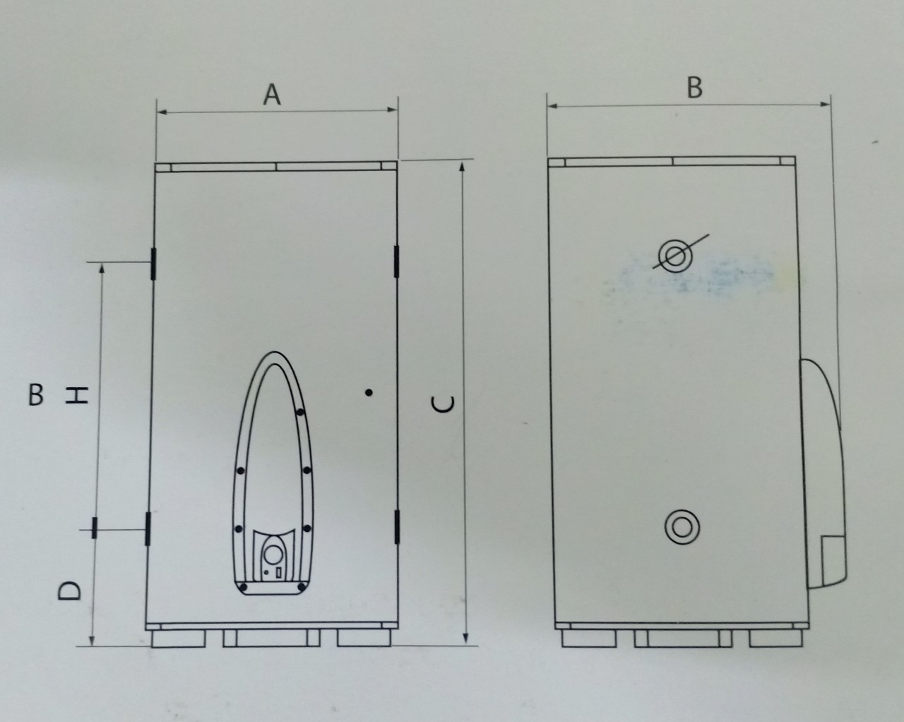 BÌNH NƯỚC NÓNG GIÁN TIẾP DUNG TÍCH LỚN  SQ 300 LÍT LOẠI ĐẶT SÀN -HÀNG CHÍNH HÃNG