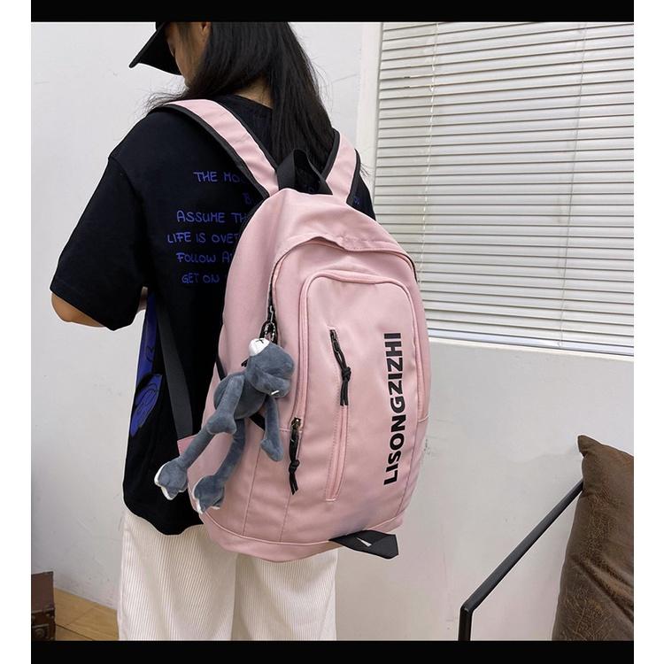 Balo ulzzang nam nữ đi học chống thấm nhiều ngăn basic BAG U LISON25