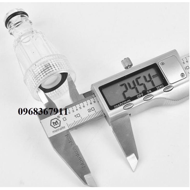 Cút lọc nước máy rửa xe - đầu lọc nước lắp máy rửa xe