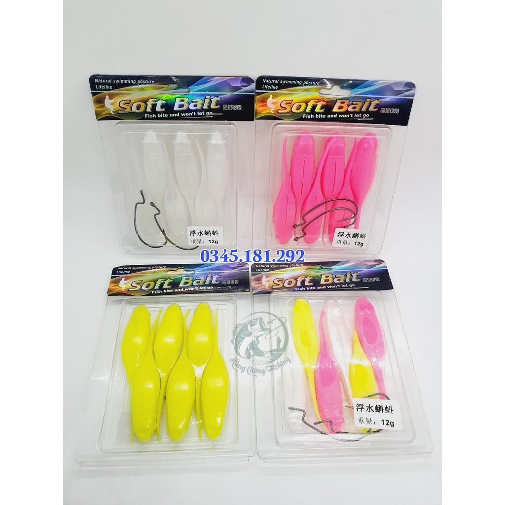 Mồi Mềm Z-O Skipping Chuyên Săn Lóc THẾ GIỚI ĐỒ CÂU LURE 68 Mồi Lure Lóc Chuyên Nghiệp