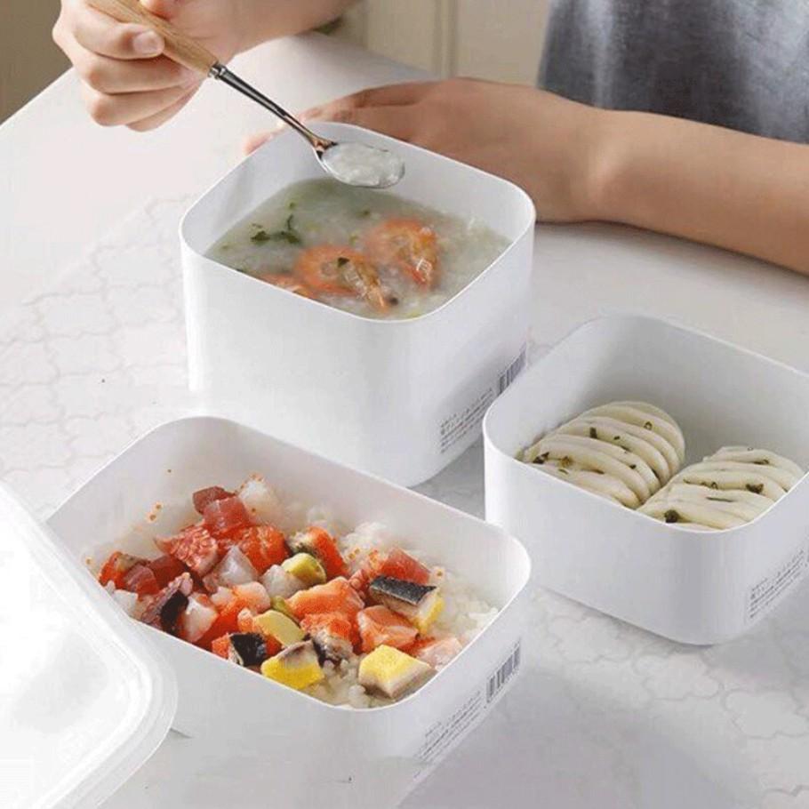 Hộp nhựa đựng thực phẩm White Pack nội địa Nhật Bản