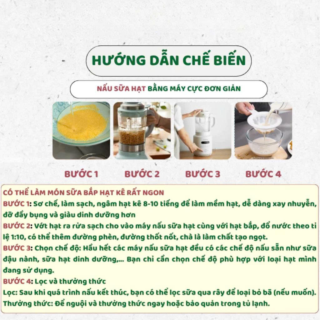 Hạt Kê Nếp Vàng Hữu Cơ C'Lavie 200g/ 450g - Dùng Nấu Sữa Hạt, Cháo Ăn Dặm Cho Bé, Người Ăn Chay, Ăn Kiêng, Eatclean, Giàu Dinh Dưỡng