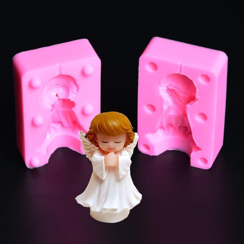 3D Angel Silicone  Chocolate  Fondant Soap Pastry Baking