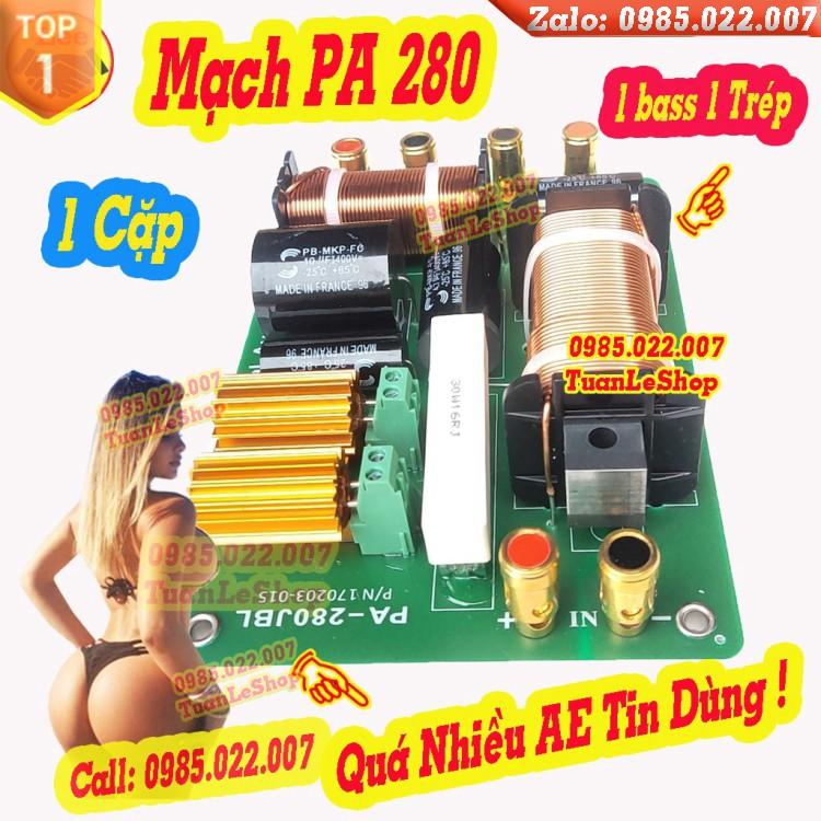 MẠCH PHÂN TẦN 2 LOA P A 280 - GIÁ 2 MẠCH LOA P A 280