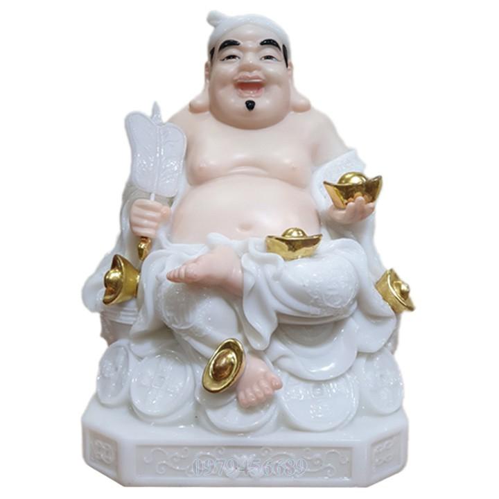 Cặp tượng thần tài ông địa đá cao cấp 10 inch - M2