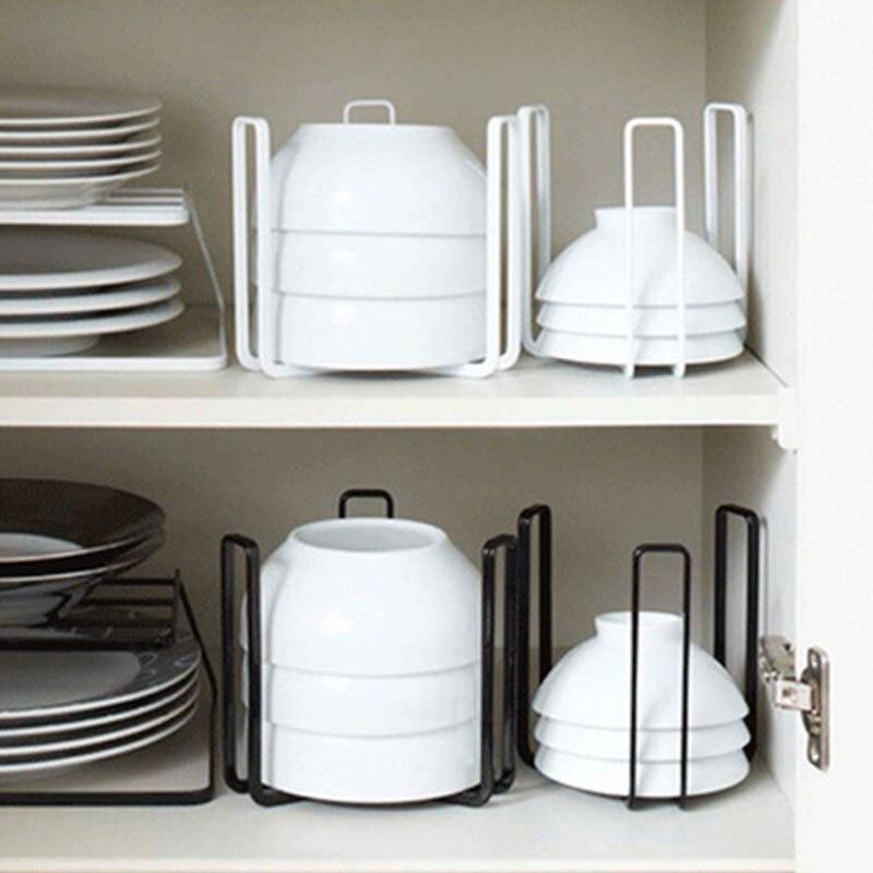 Japanese-Style Drain Dish Rack Kitchen Cabinet Organizer Storage Shelf Metal Drawer Drying Bowl Racks Home Accessories