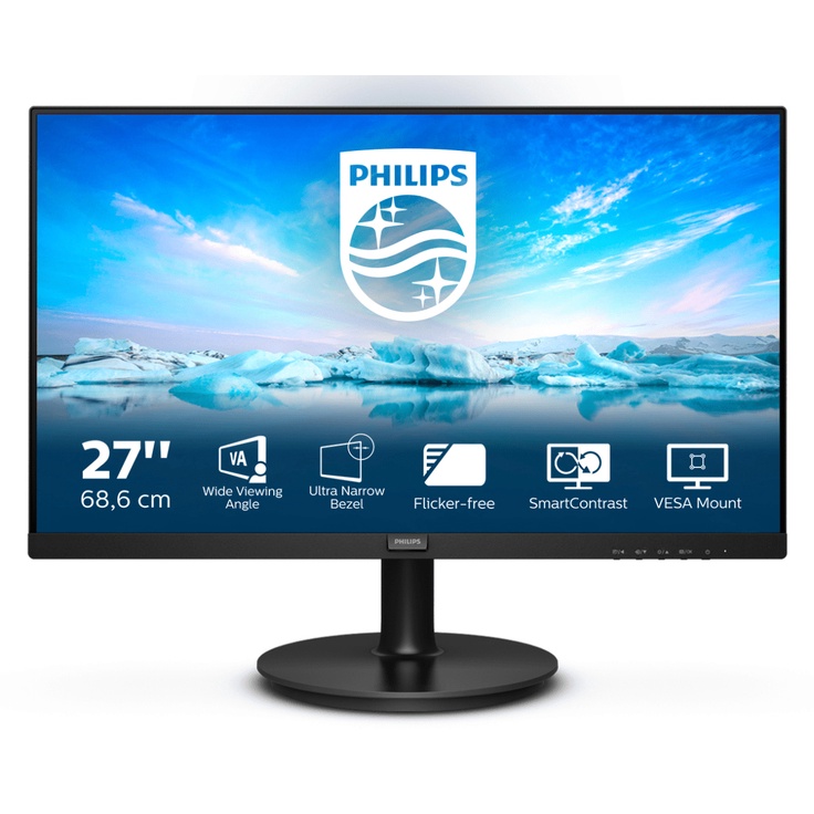 Màn hình LCD PHILIPS 27 inch 271V8LA/74 (FullHD/VA/75Hz/4 ms Có Loa 2Wx2) - Hàng Chính Hãng