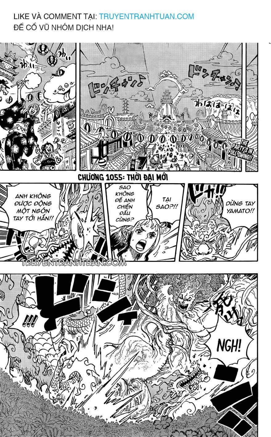 đảo hải tặc - one piece chapter 1055 3