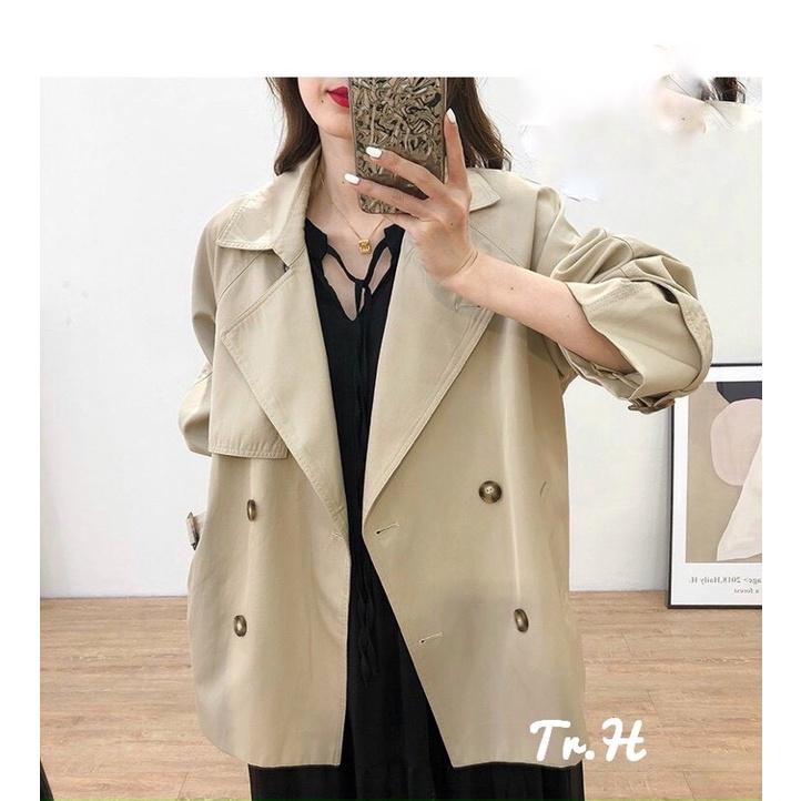 Áo dạ măng tô hàng quảng châu đẹp xịn kèm móc áo - Hinhin