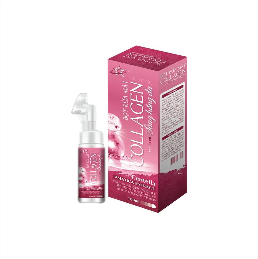 Bọt Rửa Mặt Collagen 100ml - Cho Da Sáng Hồng