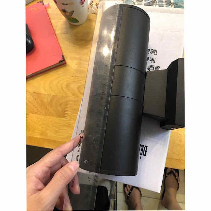 Đèn led gắn tường ngoài trời 2 đầu đui e 27