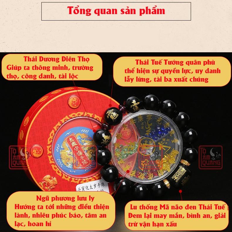 Vòng tay phong thủy nam nữ rẻ đẹp giải vận hạn thái tuế mang lại bình an - may mắn - tài lộc - TÔ TÂM QUANG