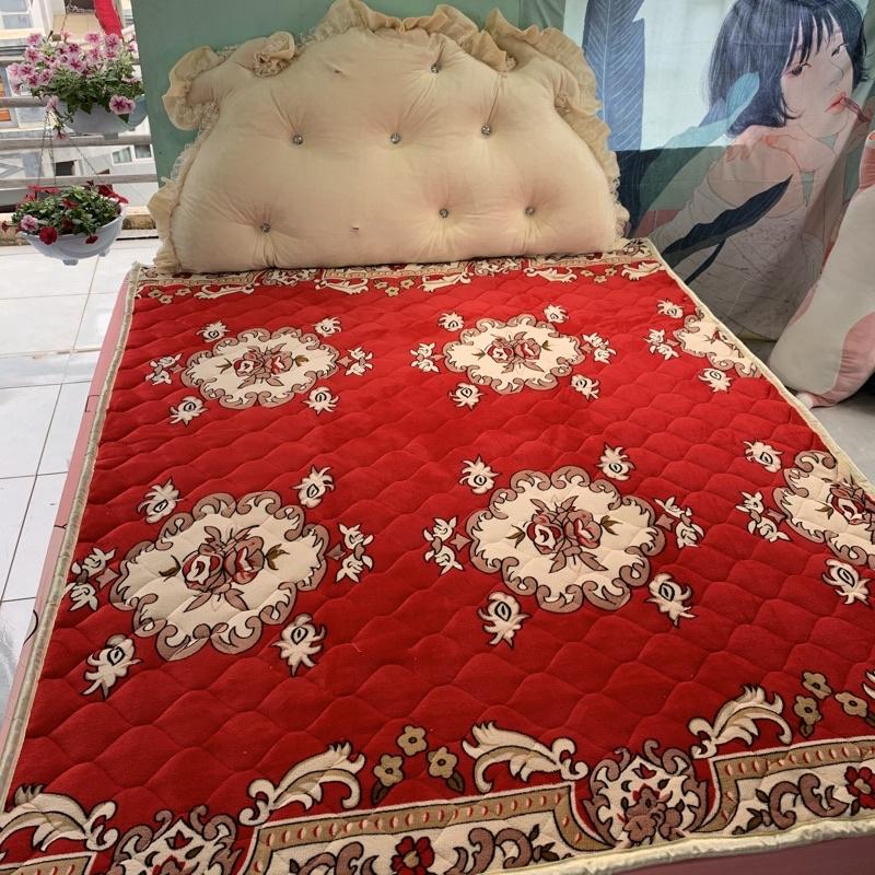 Thảm nỉ nhung trải giường 3 lớp cực ấm đủ kích thước
