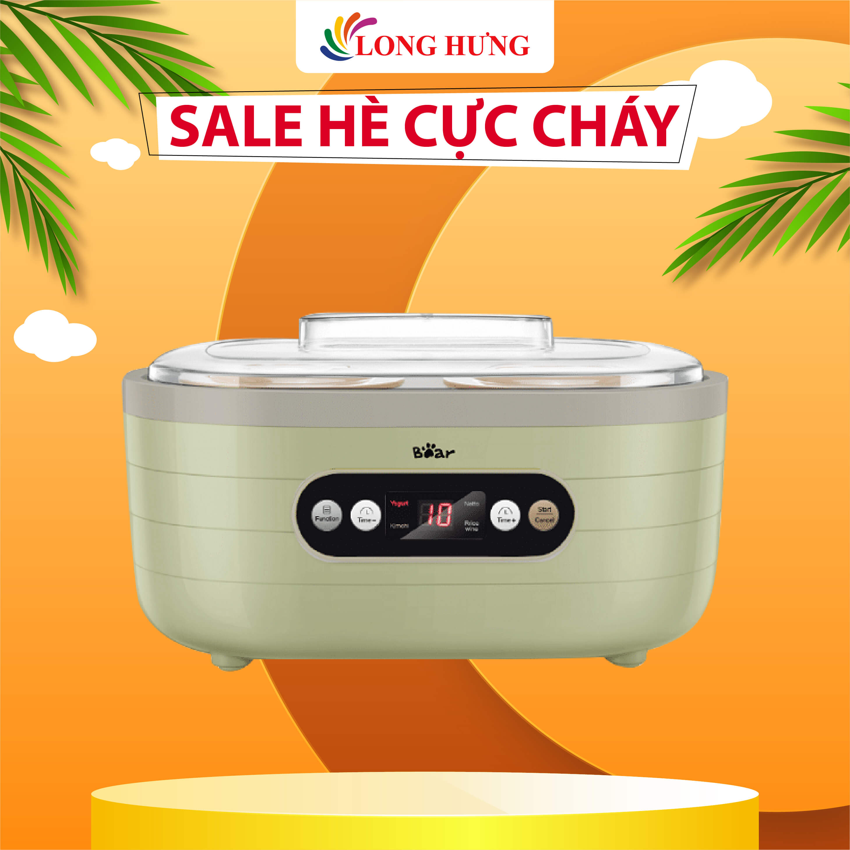 Máy làm sữa chua Bear SB-SC10C - Hàng chính hãng