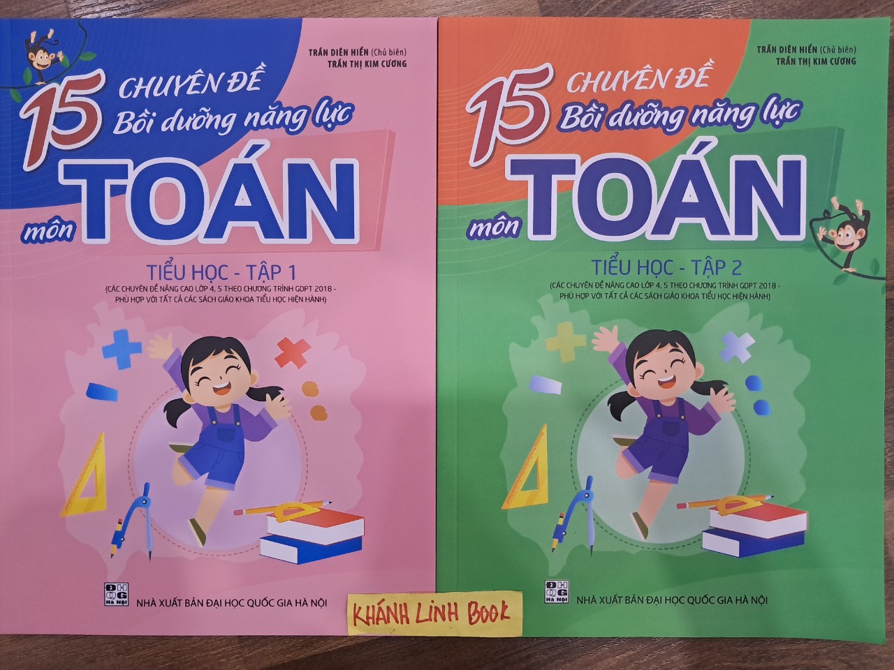 Sách - Combo 15 chuyên đề bồi dưỡng năng lực môn toán tiểu học - tập 1 + 2
