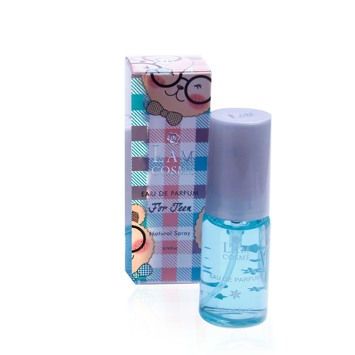 Bộ 3 chai nước hoa nữ Lamcosmé For Teen 1B, Hương trẻ trung nhẹ nhàng nữ tính (22ml / Chai)