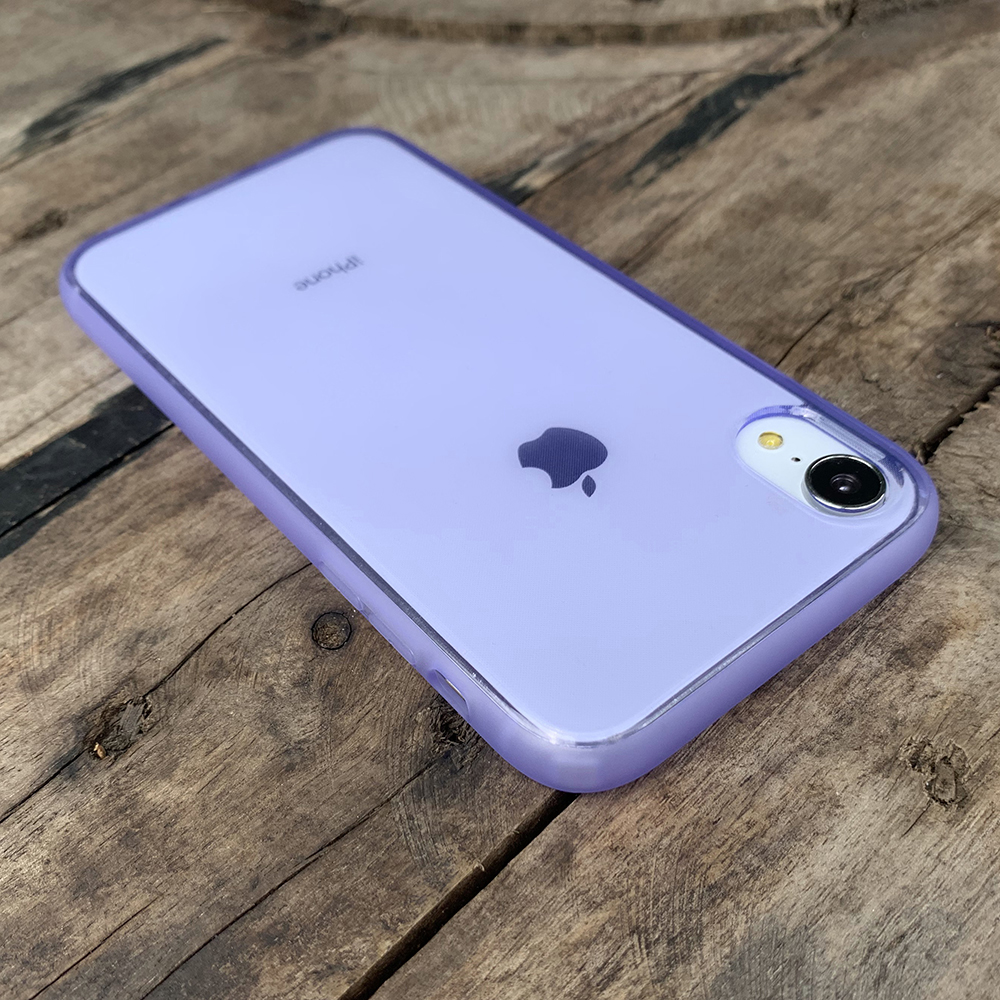 Ốp lưng dẻo cao cấp dành cho iPhone XR - Màu tím mờ