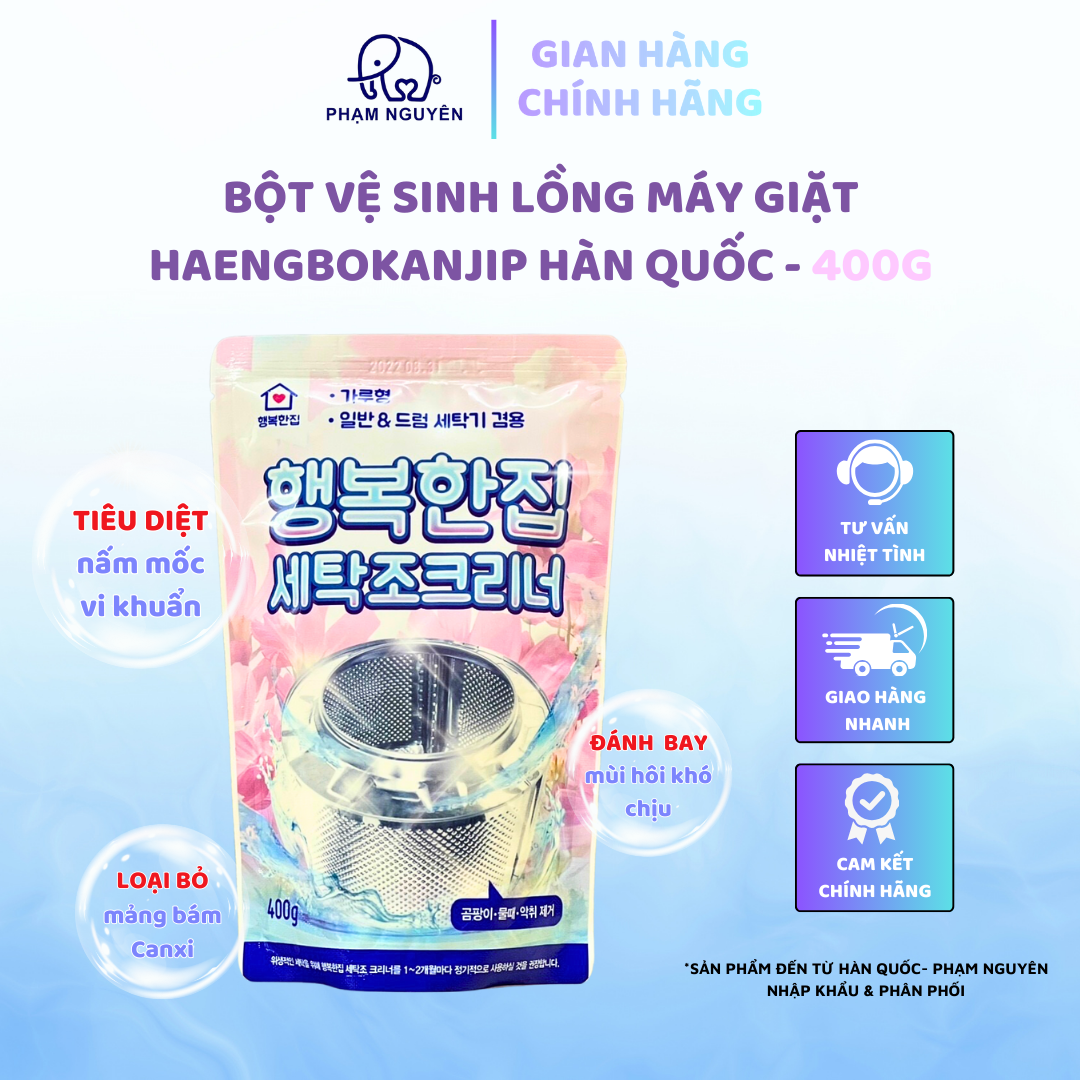 Bột tẩy máy giặt Haengbokanjip