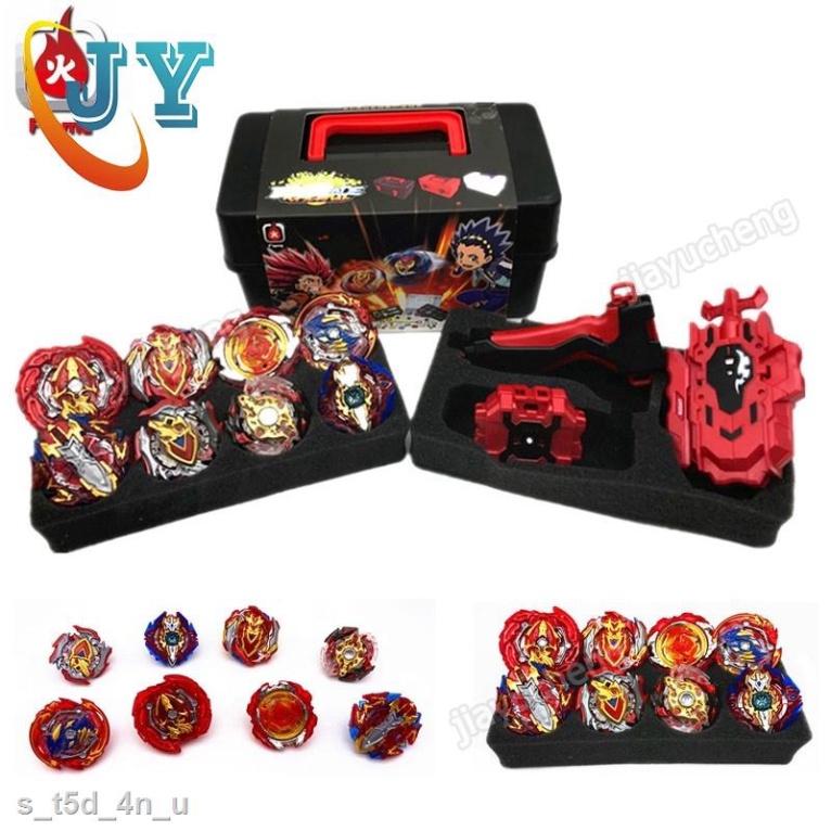 Bộ công cụ giải trí cù vô cực Beyblade kim khí 4D kèm bệ phóng ngộ nghĩnh