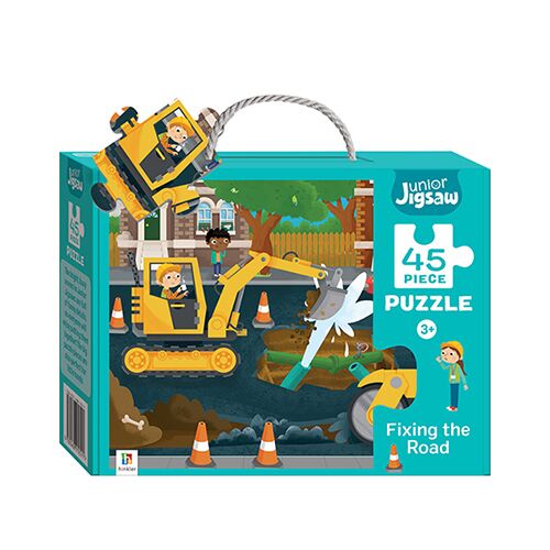 Junior Jigsaw Small: Fixing The Road